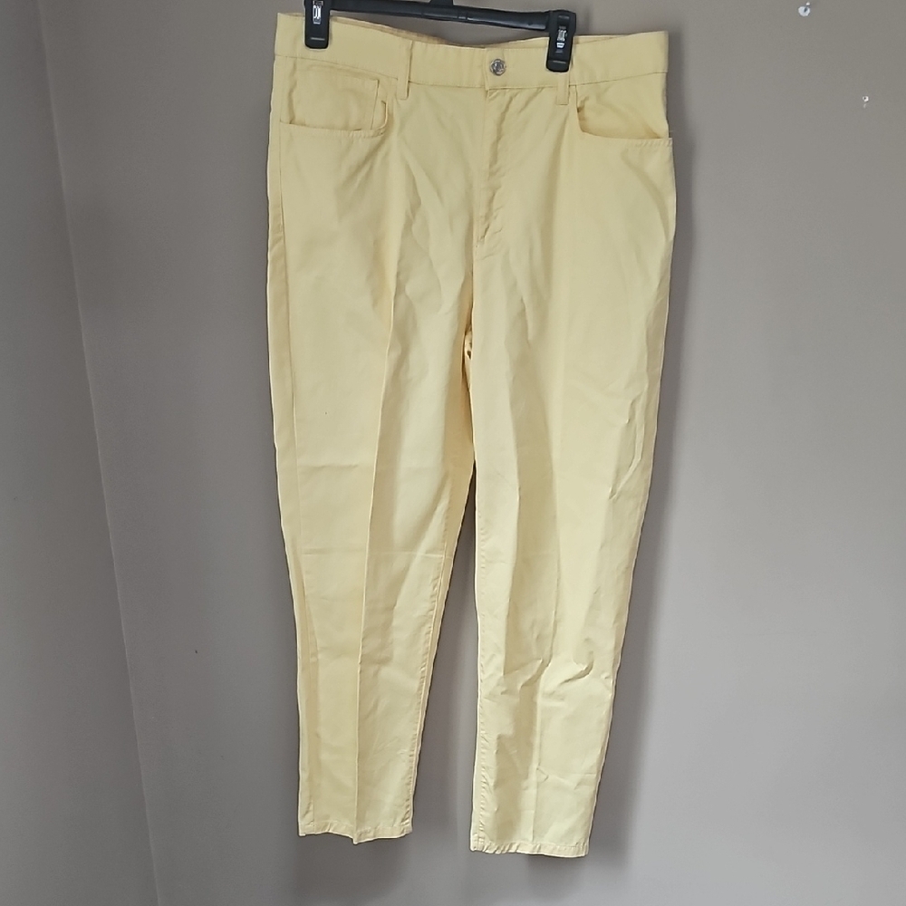 Mango MNG Women's Yellow Chinos